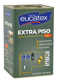 Imagem de TINTA EXTRA PISO CINZA ESCURO FOSCO 18 LTS - PREMIUM - EUCATEX